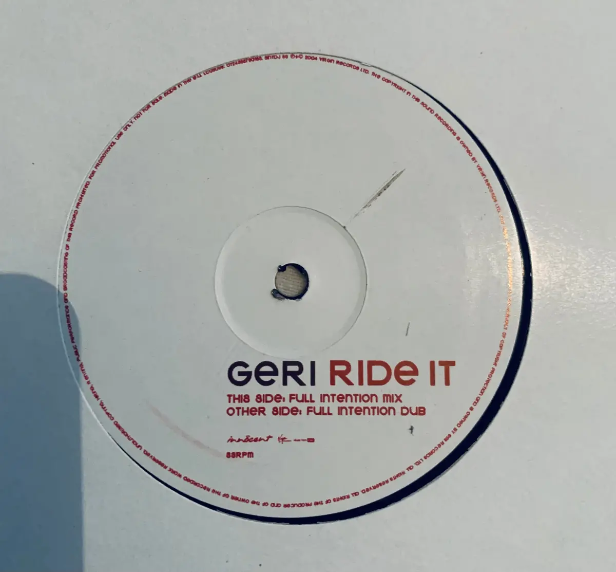 Geri Halliwell - Ride It Import 12” Vinyl Lp - Used 2