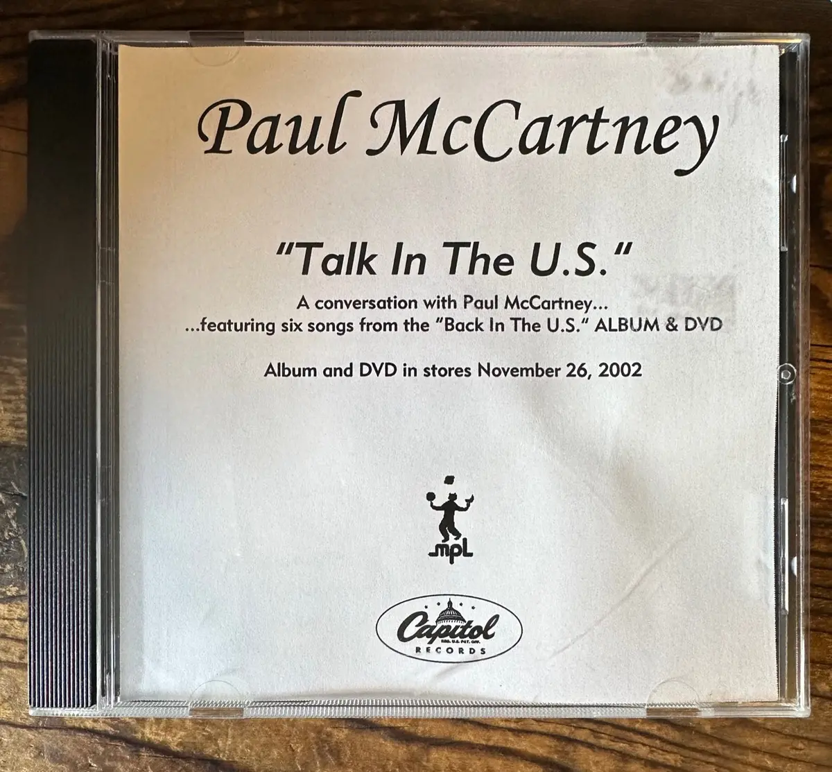 Paul Mccartney - Talk In The U.S. (Promo Cd Sampler) Used 1