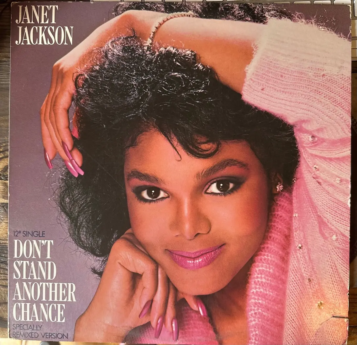 Janet Jackson - Don't Stand Another Chance 12" Single Lp Vinyl - Used 1