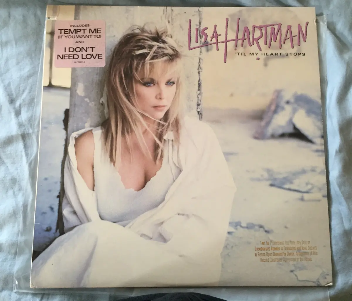 Lisa Hartman - Till My Heart Stops Beating Lp Vinyl (Used) 1