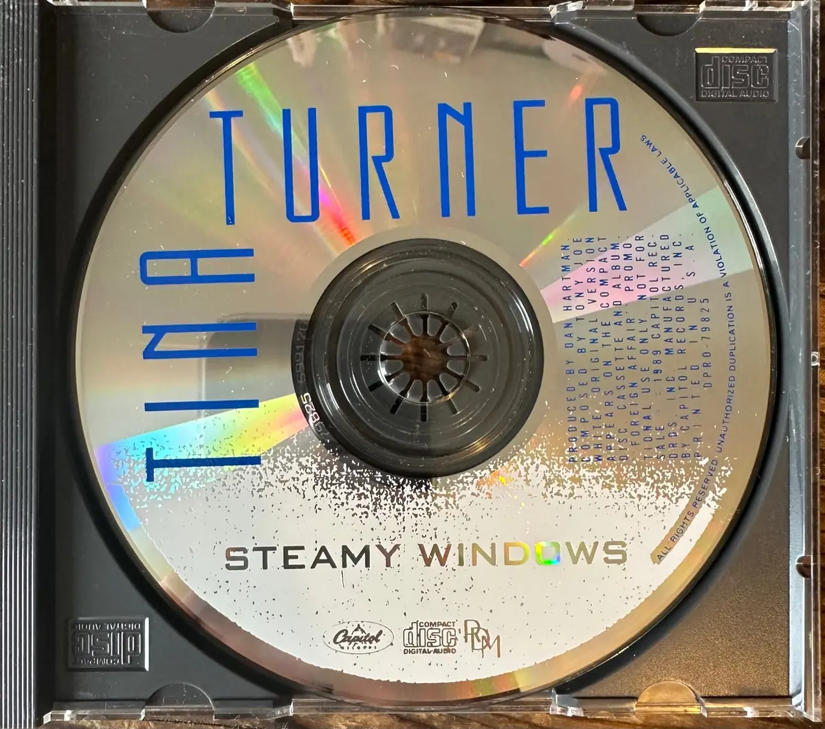Tina Turner - Steamy Windows (1 Track Promo Cd) Used 1