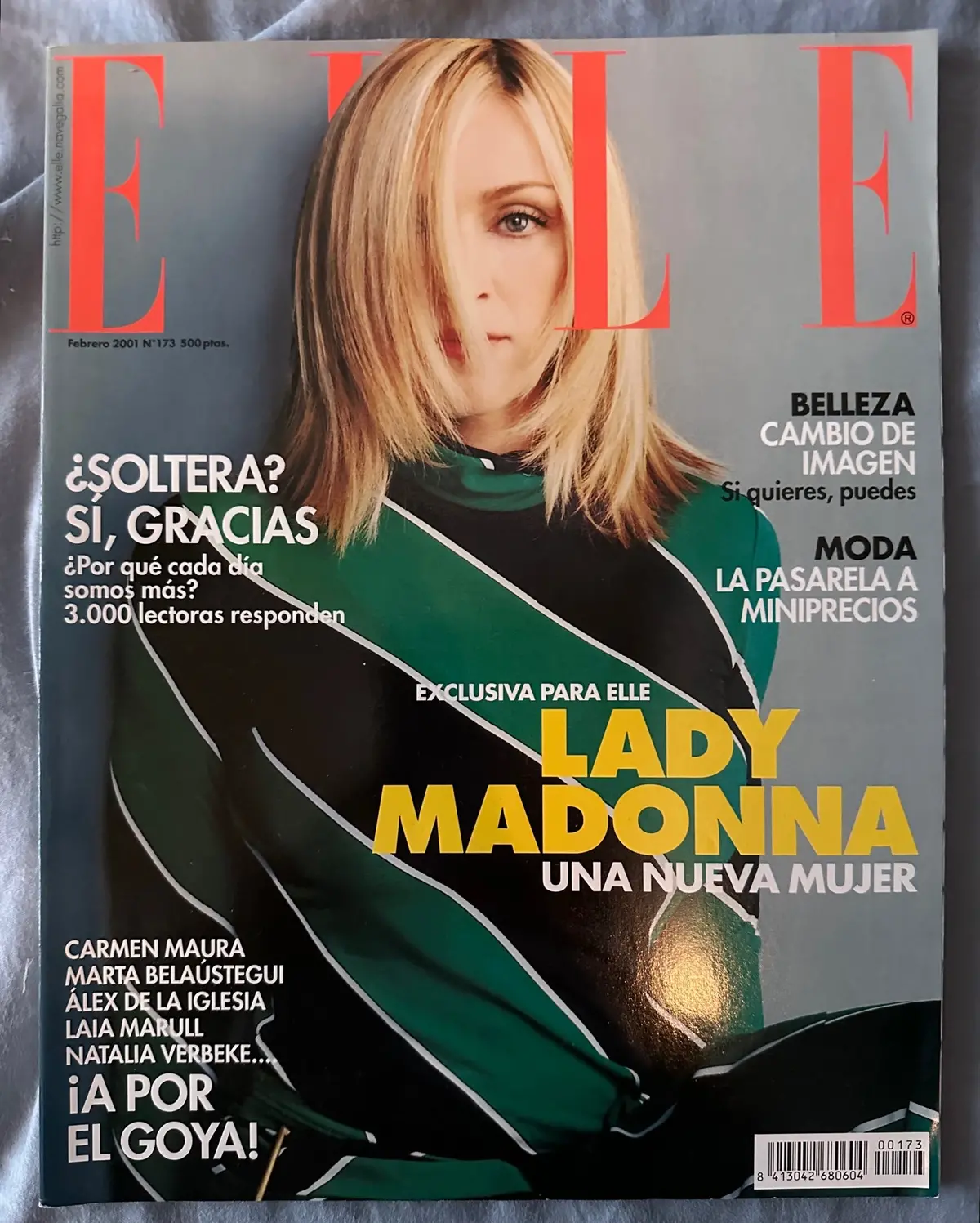 Madonna - Elle (Spanish) 2001 Magazine 1
