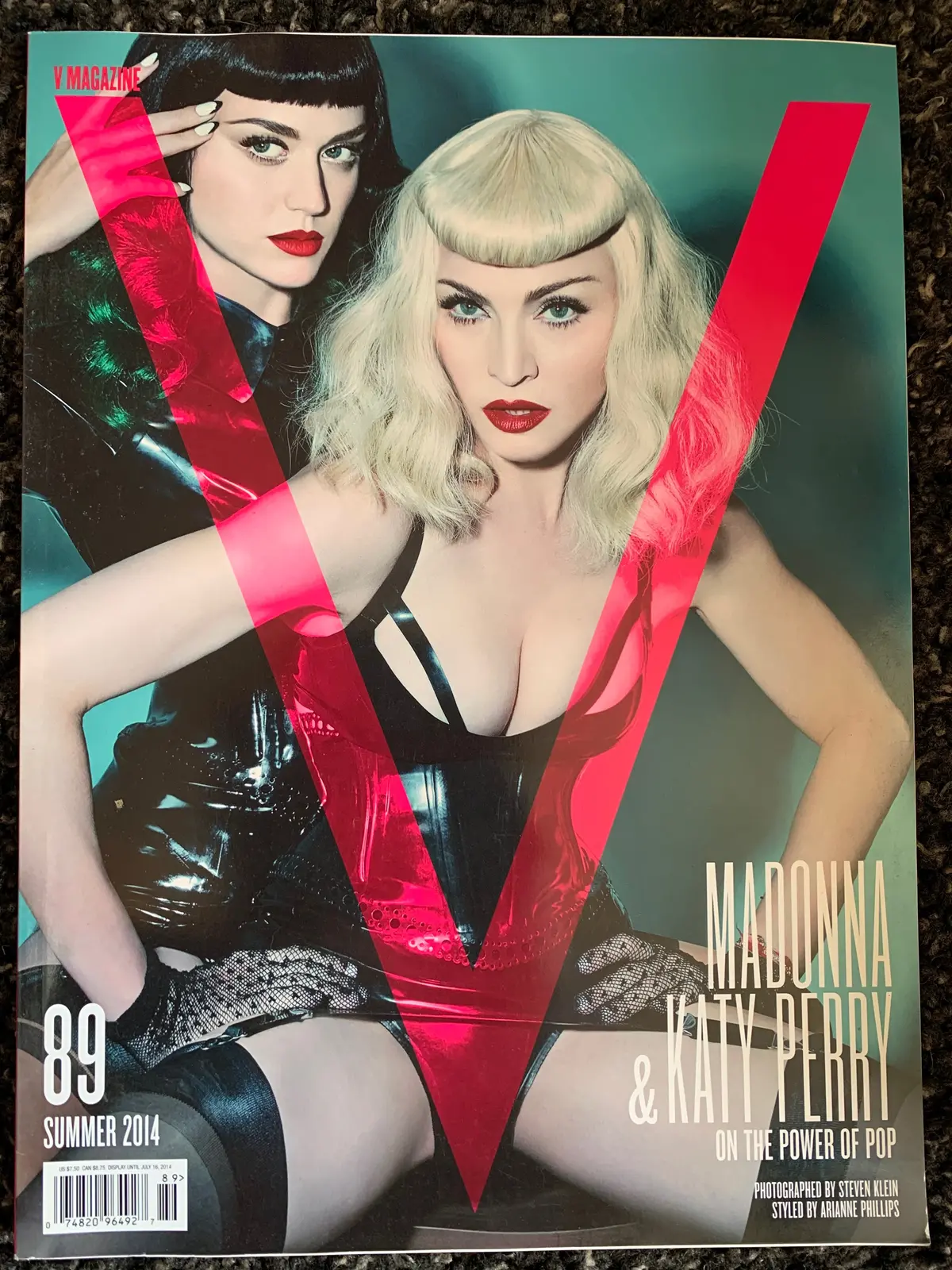 Madonna & Katy Perry : V Magazine (Together Cover) Us Orders Only 1