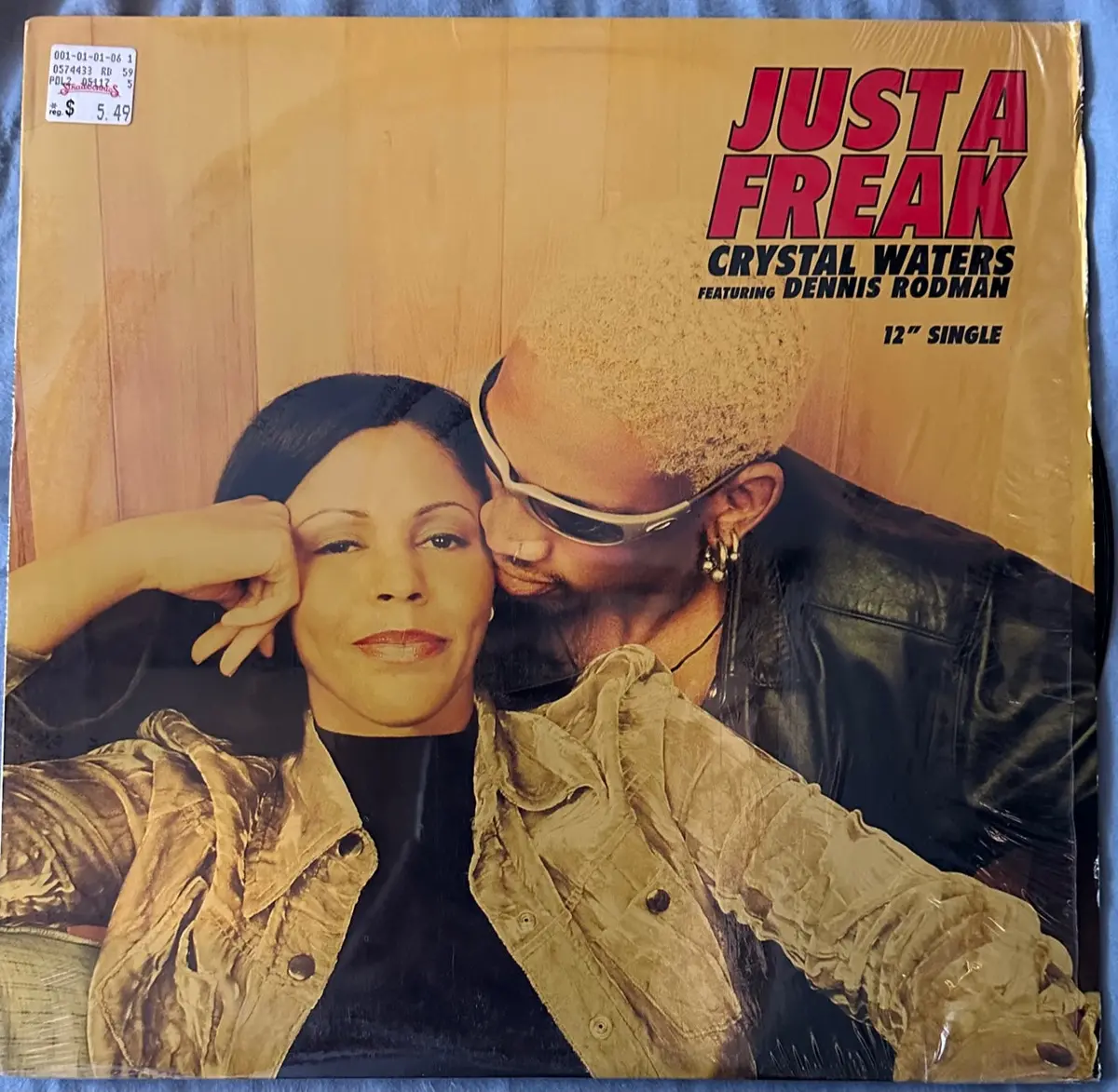Crystal Waters -  Just A Freak  12" Remix Lp Vinyl - Used 1