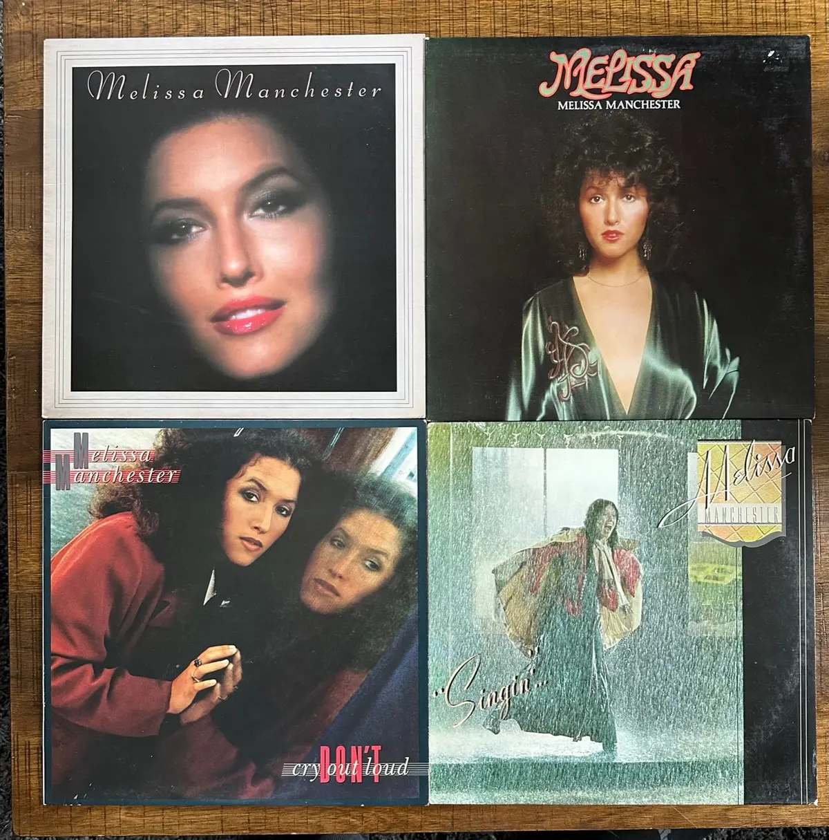 Melissa Manchester - Set Of 4 Original Lp Vinyl Records - Used 1