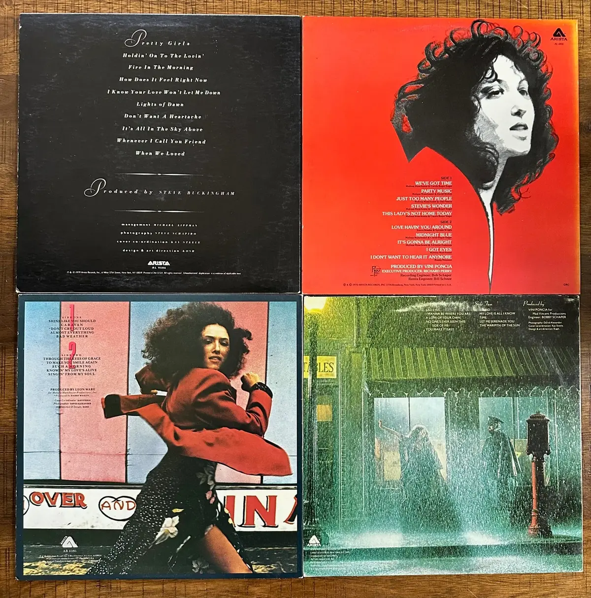 Melissa Manchester - Set Of 4 Original Lp Vinyl Records - Used 2