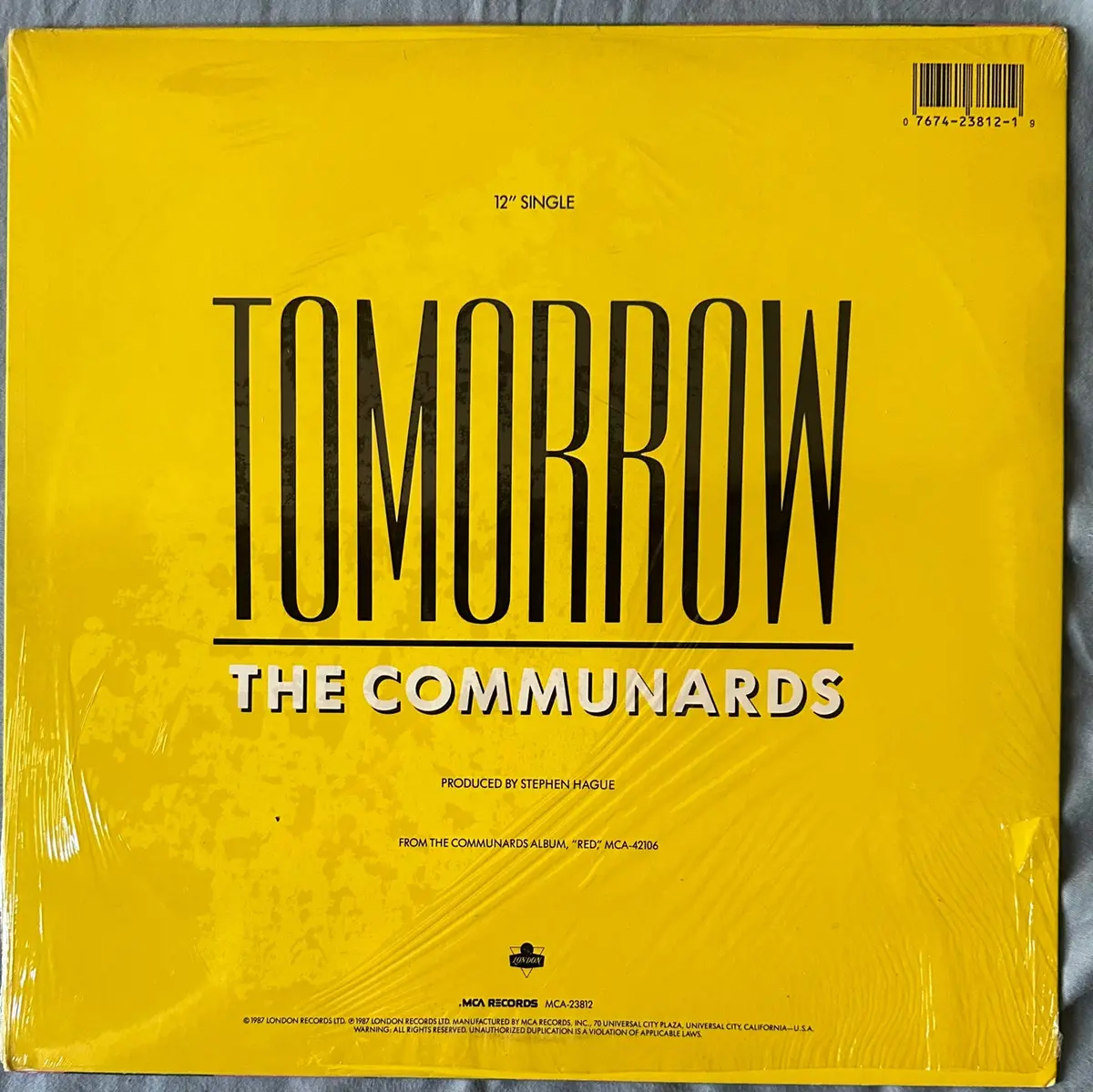 Communards (Jimmy Somerville) - Never Can Say Goodbye 12" Single (In Shrink Wrap) Lp Vinyl - Used 2