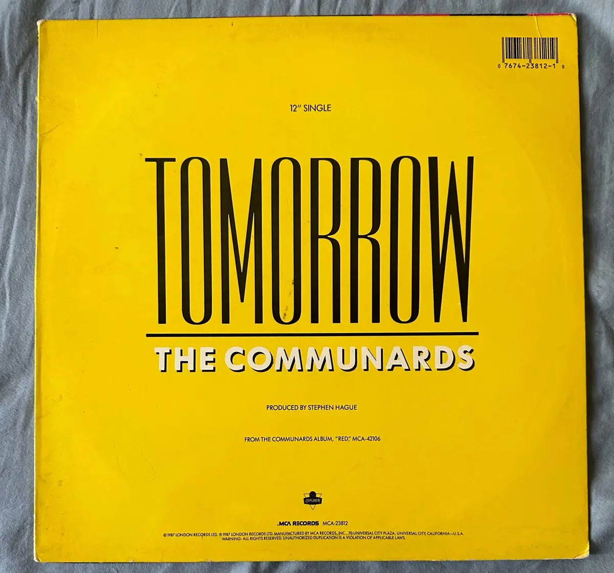 Communards (Jimmy Somerville) - Never Can Say Goodbye 12" Single Lp Vinyl - Used 2