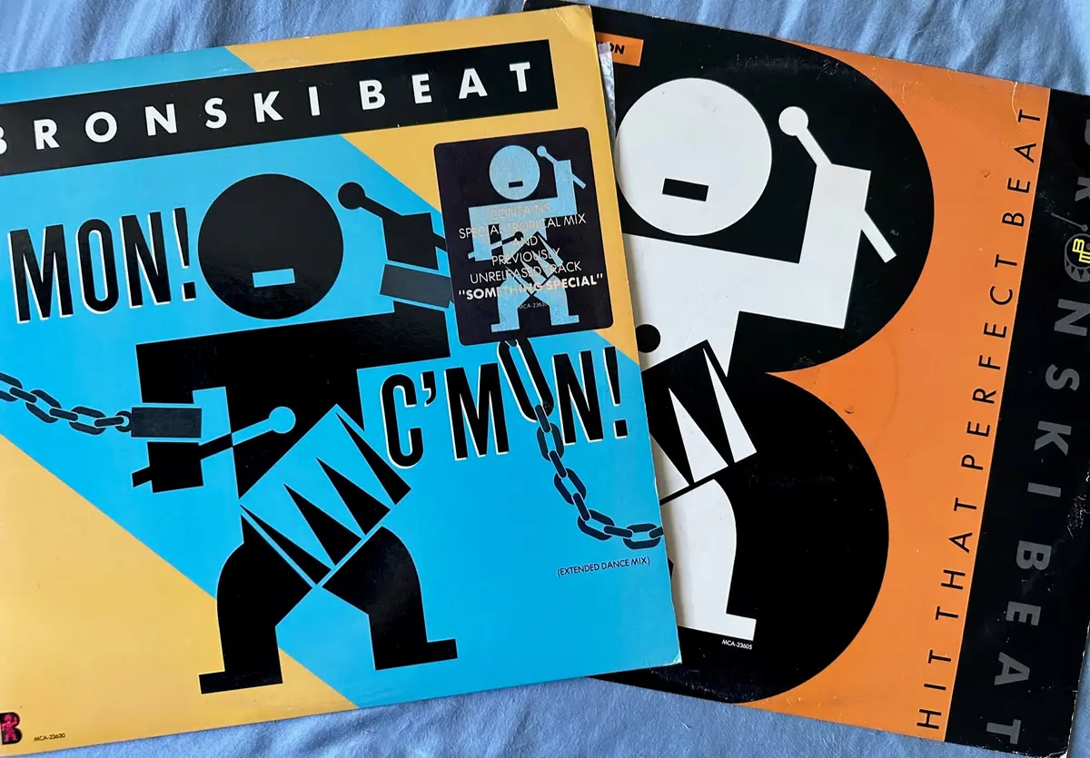 Bronski Beat - C'mon! C'mon!/ Hit That  Perfect Beat  - 2 / 12" Singles Lp Vinyl - Used 1
