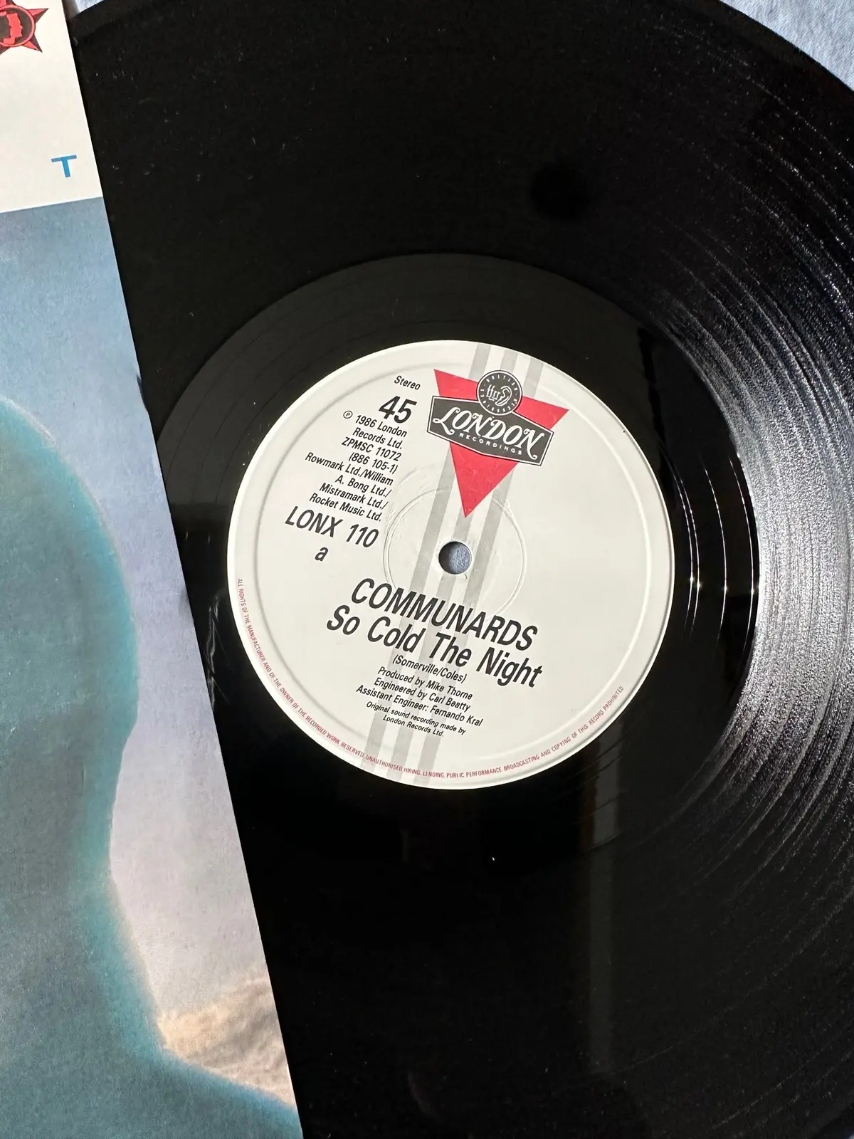 Communards (Jimmy Somerville) - So Cold The Night (Us 12" Single) Lp Vinyl - Used 2