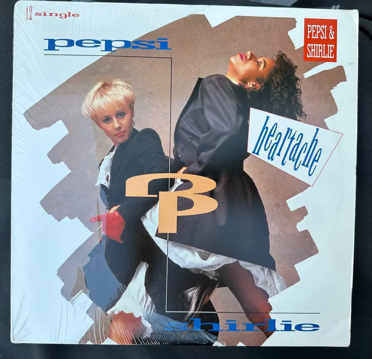Pepsi & Shirlie (Wham!) -- Heartache 12" Single Lp Vinyl - Used 1