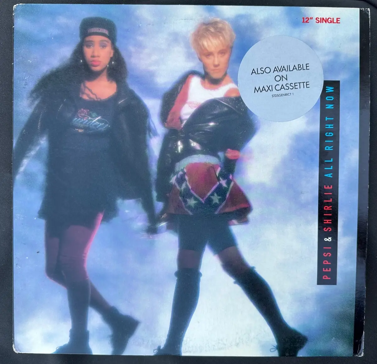 Pepsi & Shirlie (Wham!) -  All Right Now / Feels Like The First Time -  12" Single Lp Vinyl - Used 1