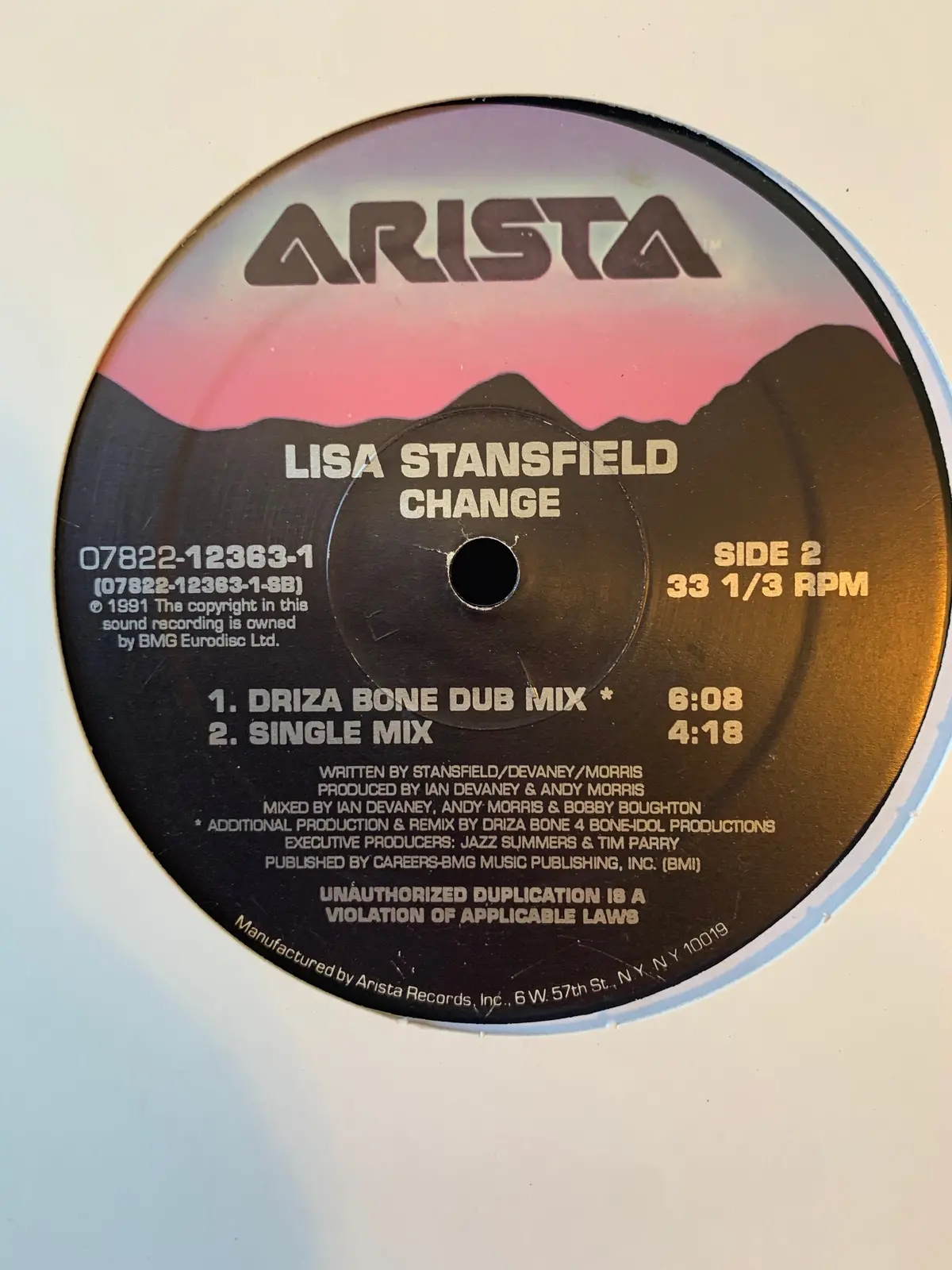 Lisa Stansfield - Change  12" Remix Lp Vinyl - Used 1