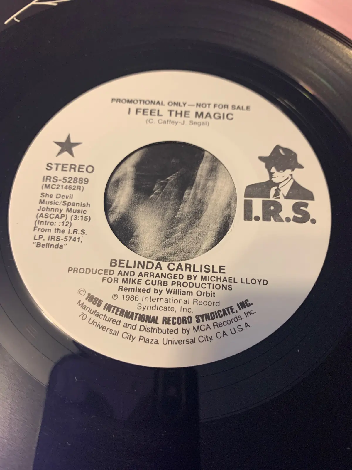 Belinda Carlisle - I Feel The Magic (Promo 45 Record) 7" Vinyl 2