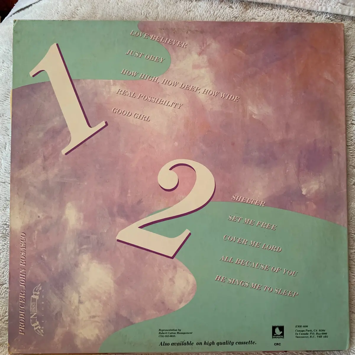 Lisa Whelchel (Blair) - All Because Of You Lp 1984 Vinyl - Used 2