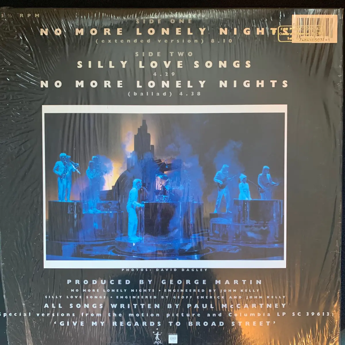 Paul Mccartney - No More Lonely Nights 12" Remix Lp Vinyl - Used 2