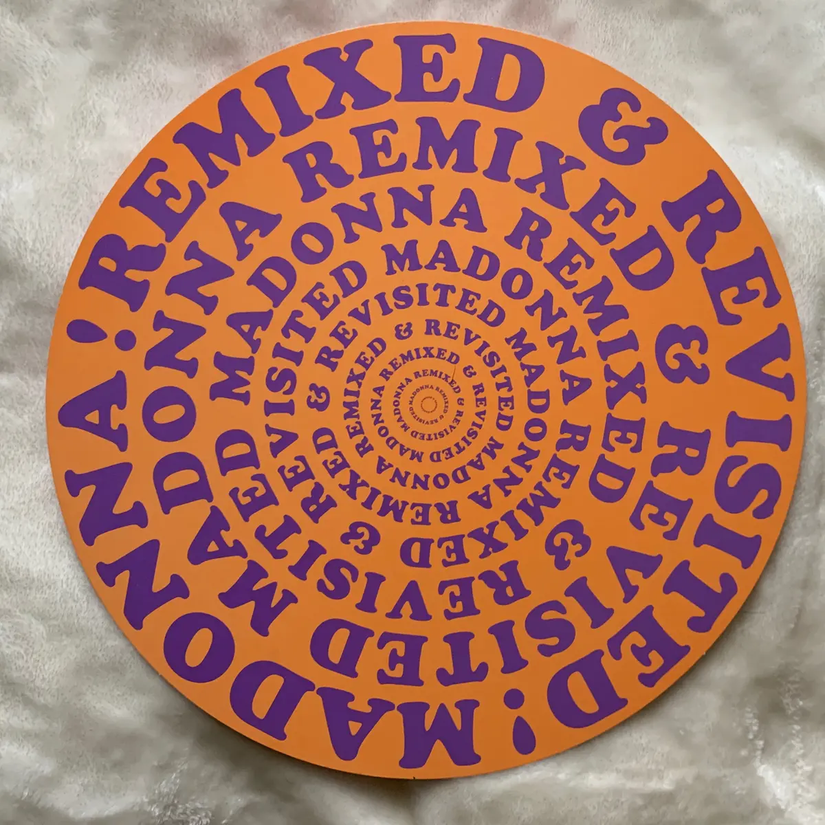 Madonna - Remixed & Revisited Round Promo Flat 1