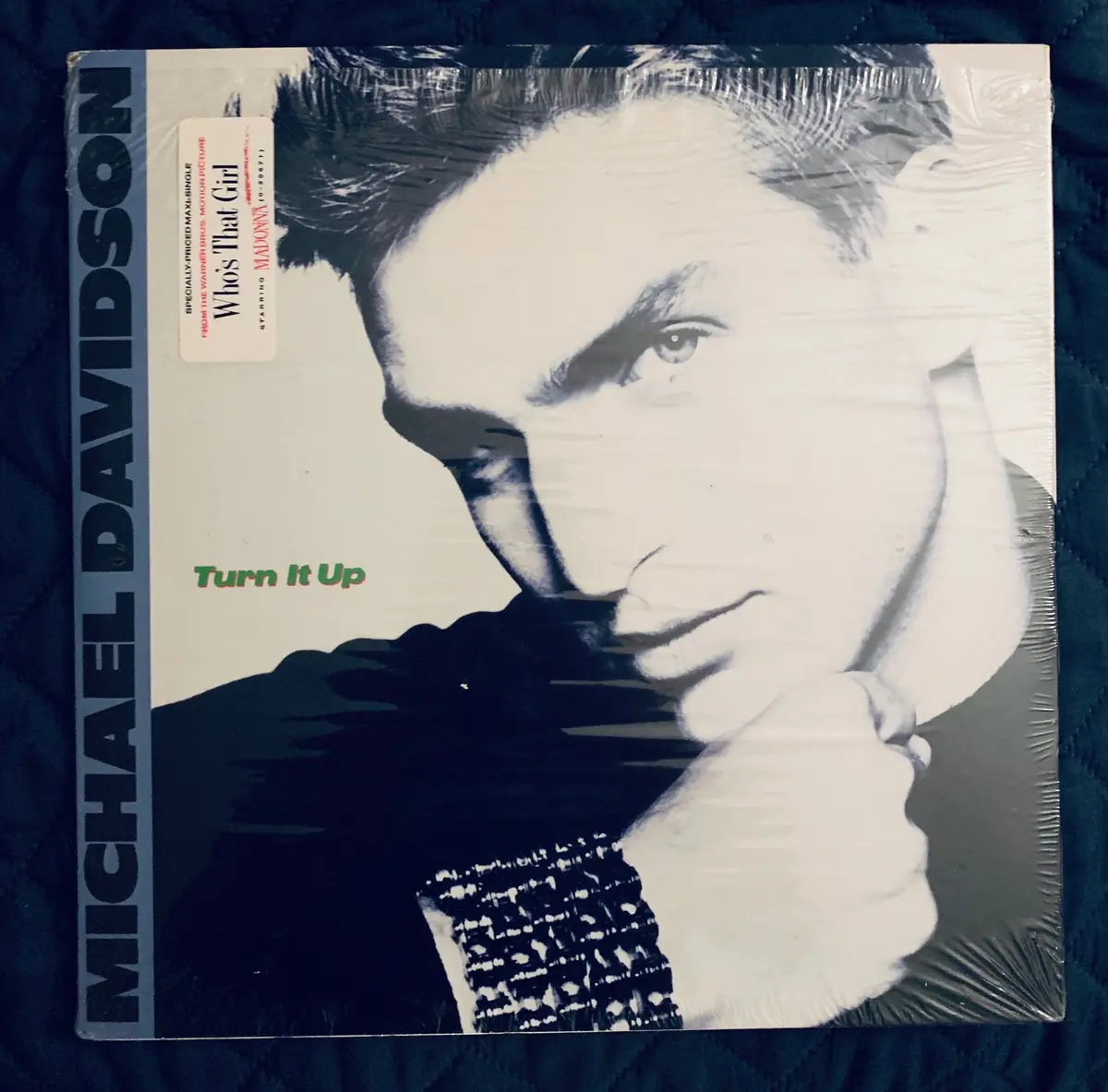 Michael Davidson - Turn It Up 12" Remix Lp Vinyl - Used L 1