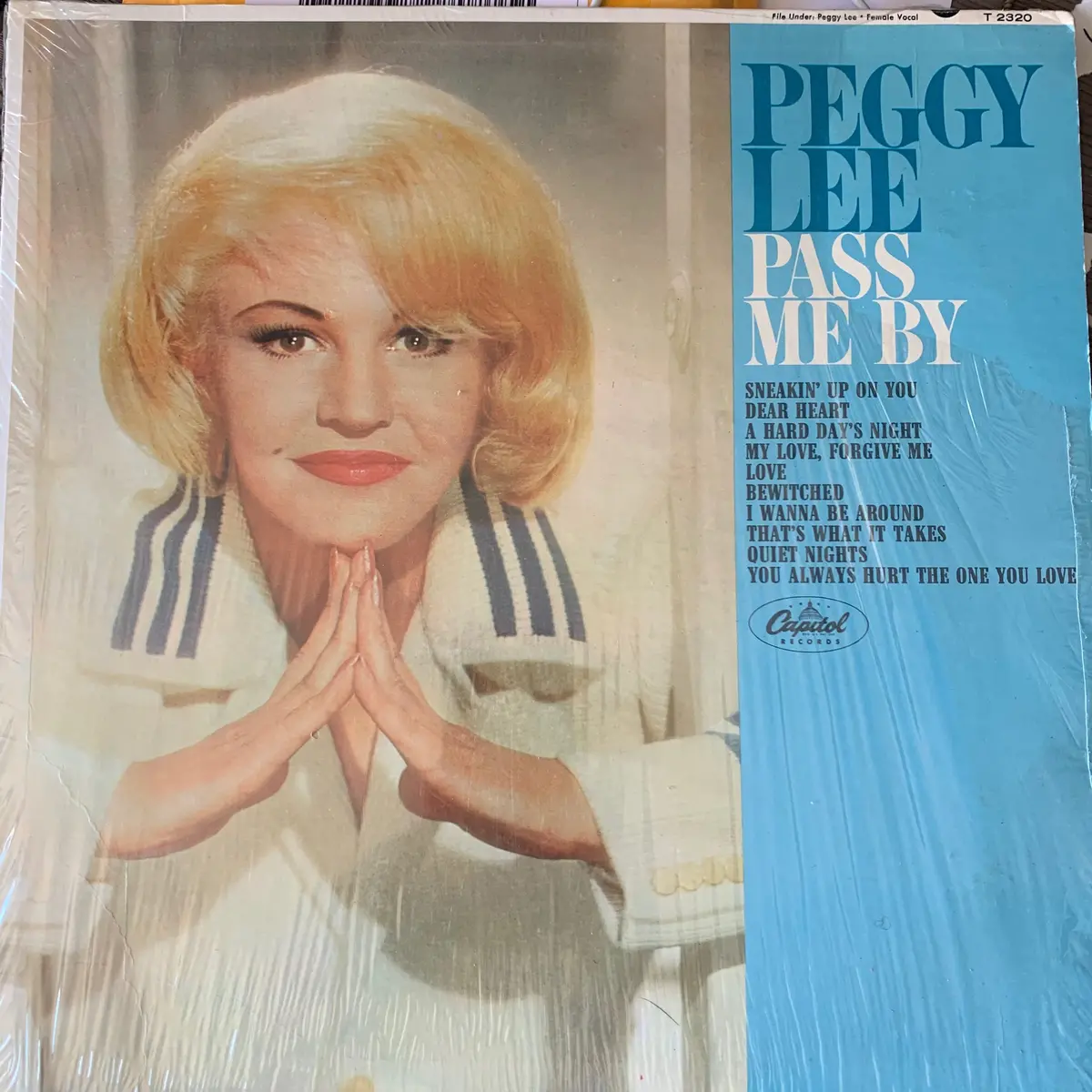 Peggy Lee  "Pass Me By" Original Lp Vinyl - Used 1