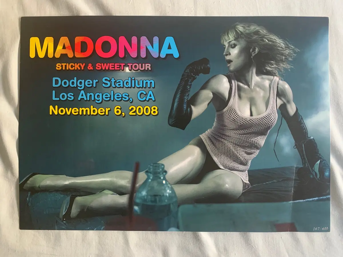 Madonna - Limited Edition La Sticky & Sweet Print Numbered 2008 1