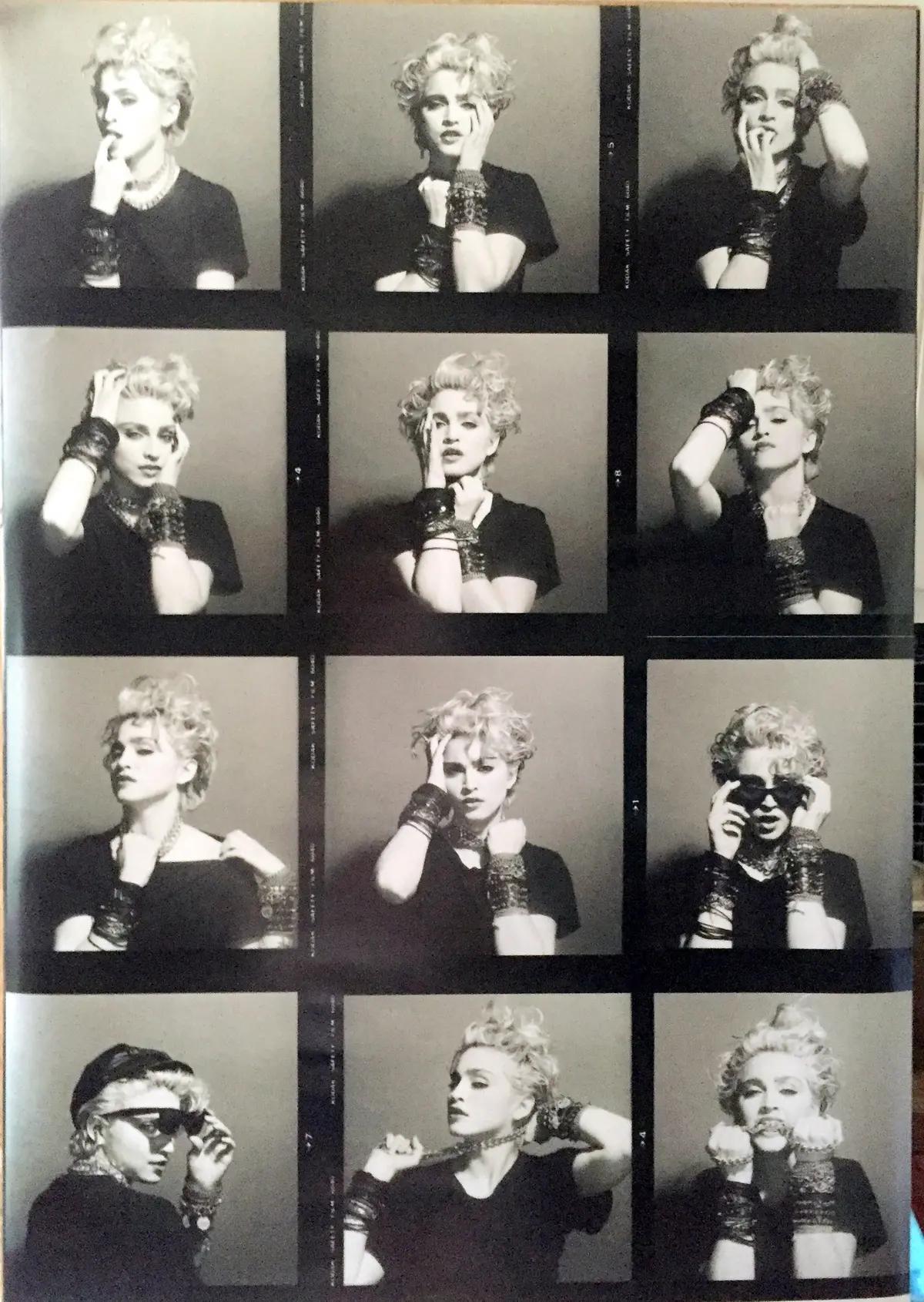 Madonna - 1983 First Album Photo Shoot Poster 24X33.5 1