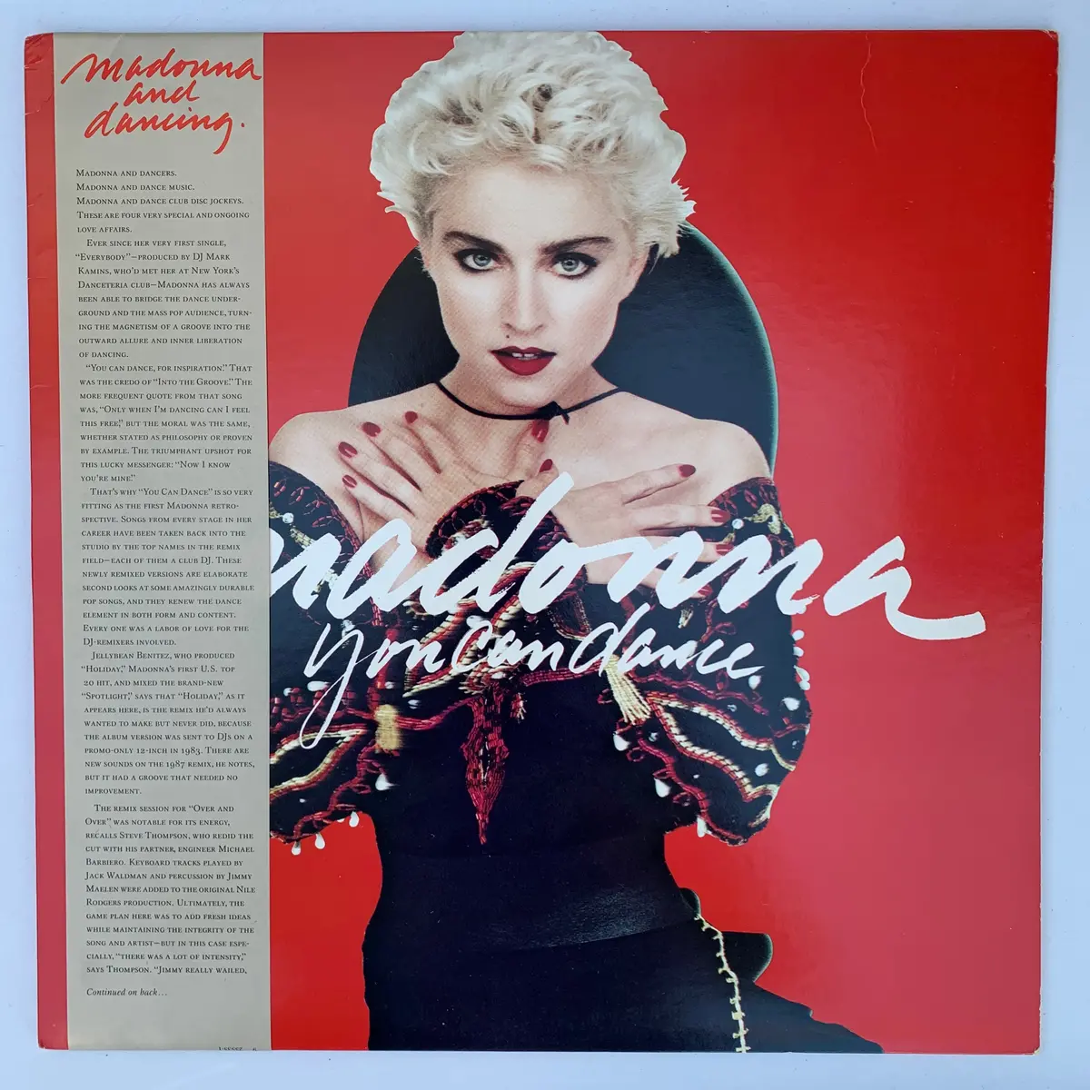 Madonna - You Can Dance 1987 Original Lp Vinyl - Used 1