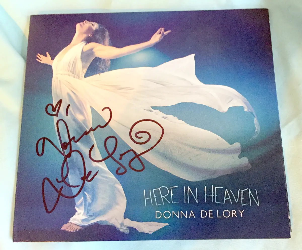 Donna De Lory - Here In Heaven (Autographed Cover) Signed "Limited Quantities" 1