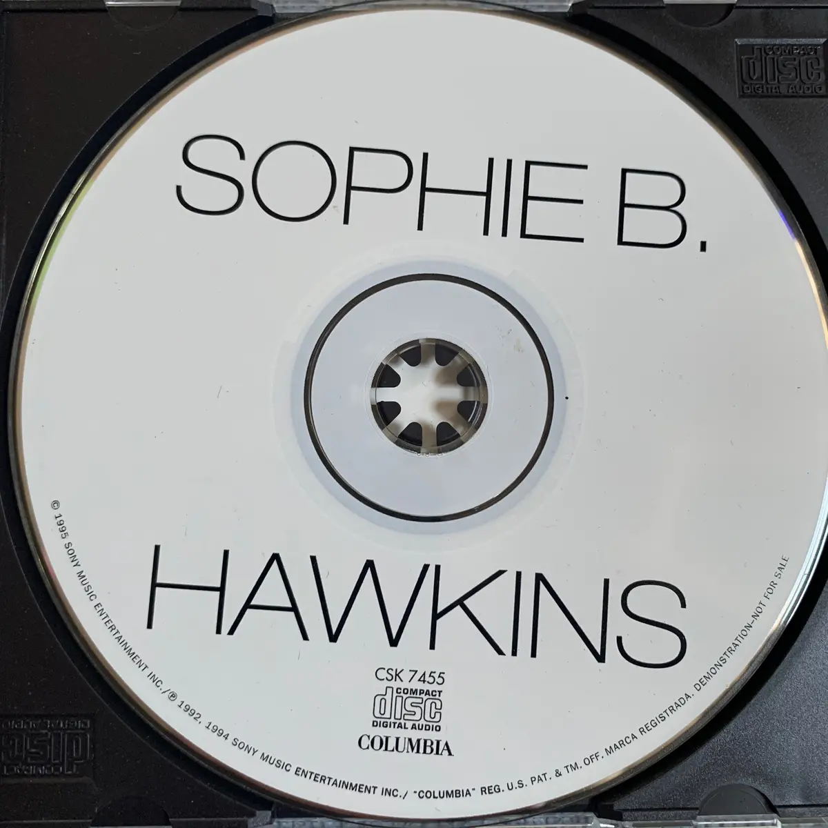 Sophie B. Hawkins - Promo Sampler Cd Used 2