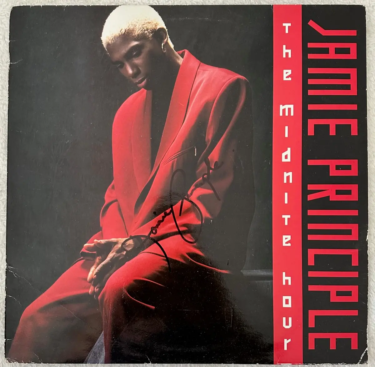 Jamie Principle - Autographed Lp Vinyl The Midnight Hour - Used 1