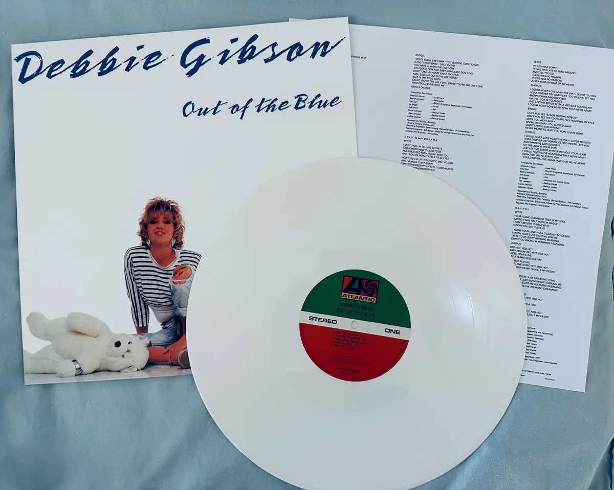 Debbie Gibson -Out Of The Blue Lp Vinyl - (Limited Edition, Colored White, Hollandl, Numbered- Import) New 2