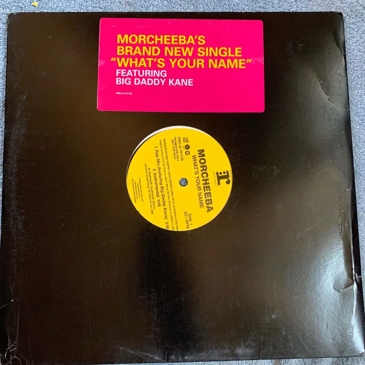Morcheeba - What's Your Name 12" Remix Lp Vinyl - Used 1