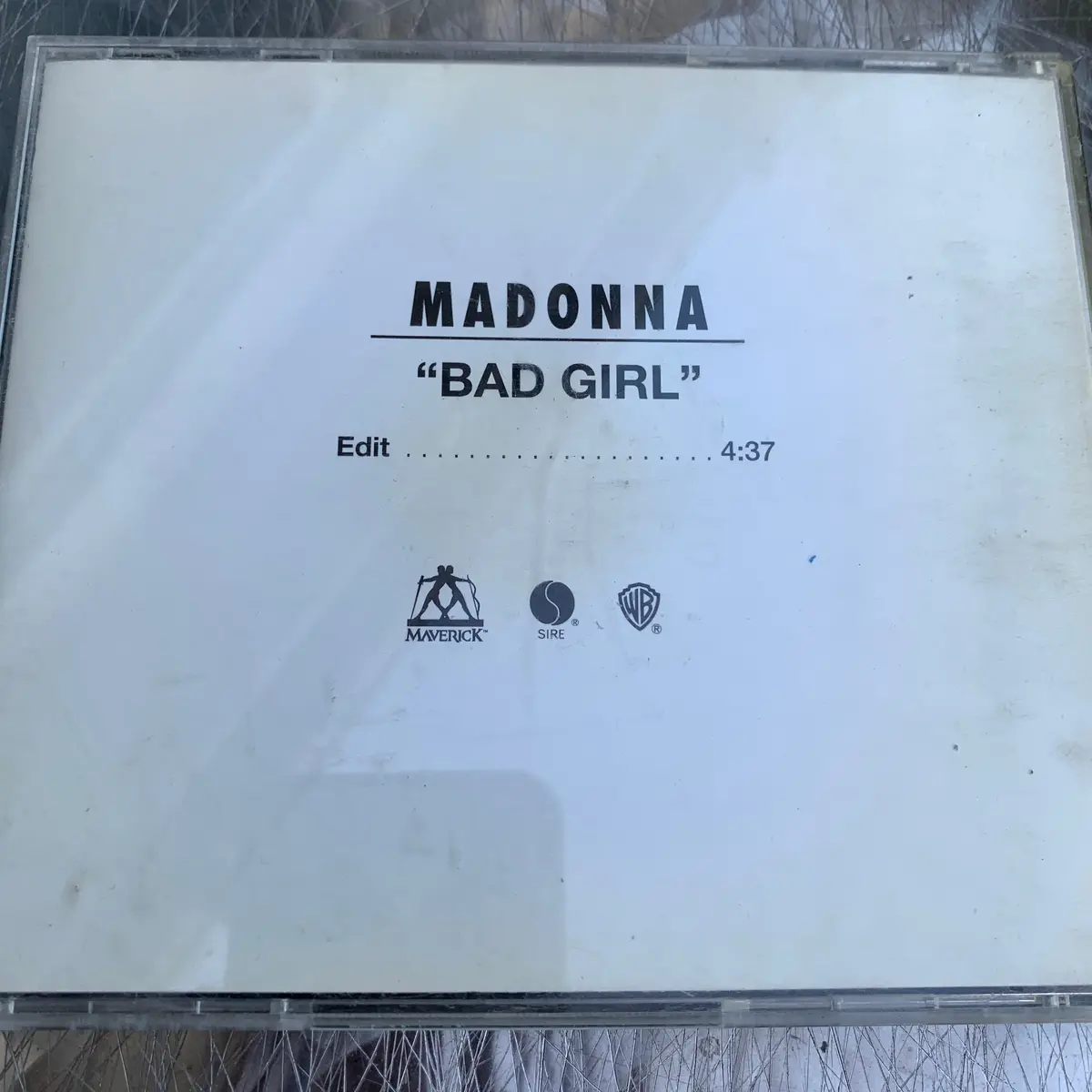 Madonna - Bad Girl (Promo Cd Single) Used 2