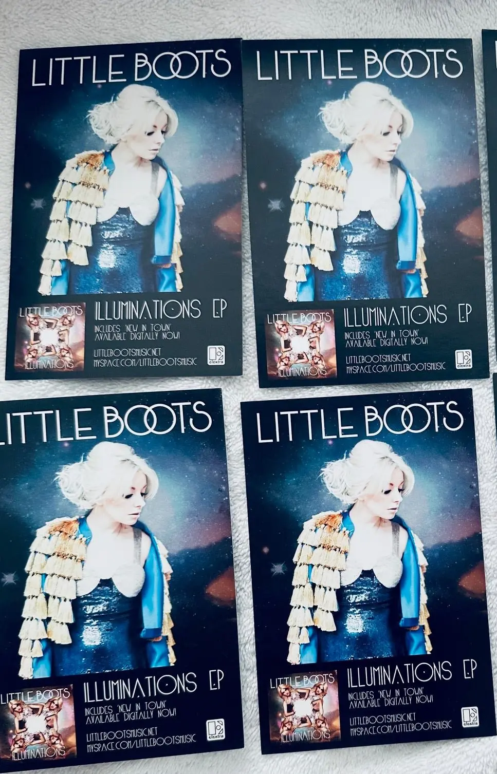 Little Boots - Illuminations Ep Promotional Cards (Set Of 4) 1