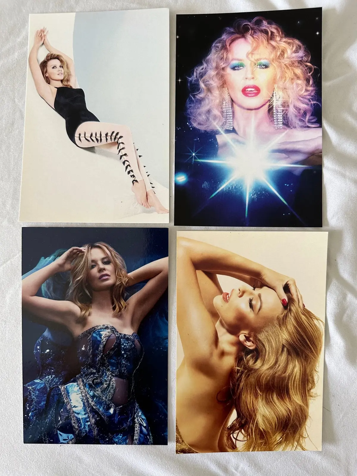 Kylie Minogue - Lot Of 4 Postcards 1