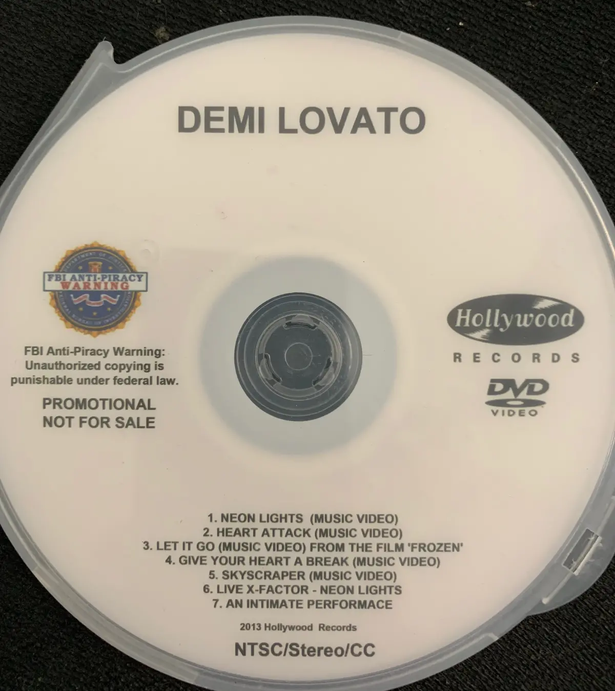 Demi Lovato Dvd Music Video Collection "Neon Lights" 1