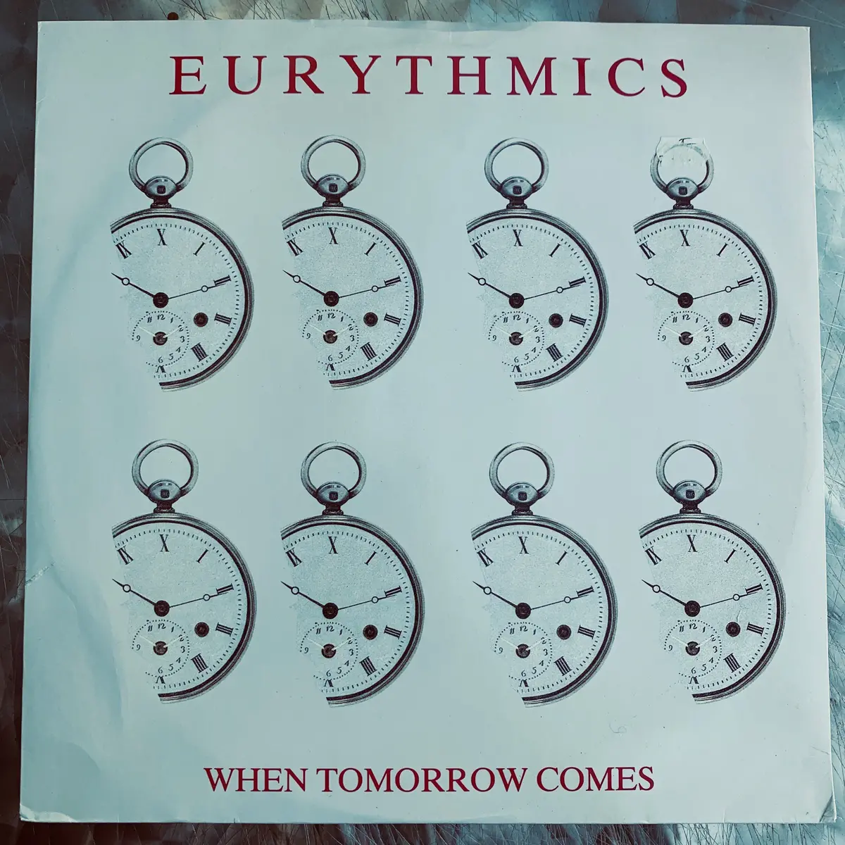 Eurythmics - When Tomorrow Comes Uk 12" Lp Vinyl - Used 1
