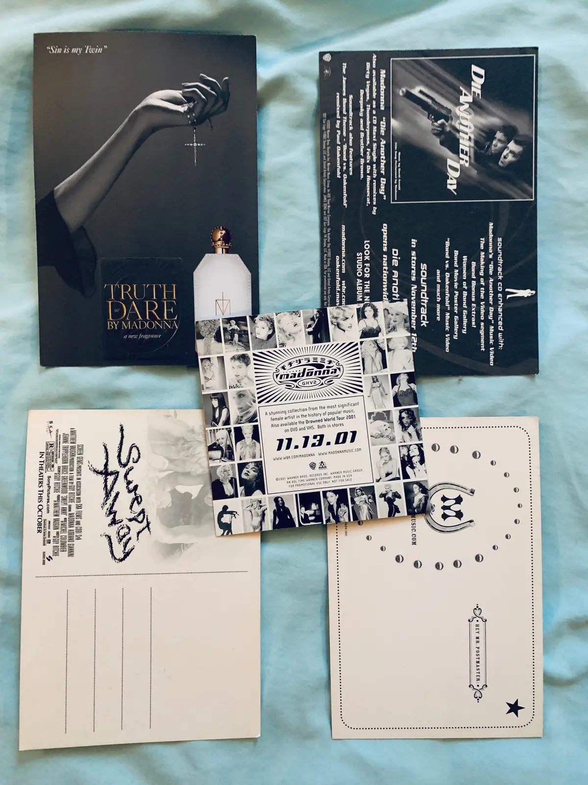 Madonna - Lot Of Official Promotional Postcards (5) 2