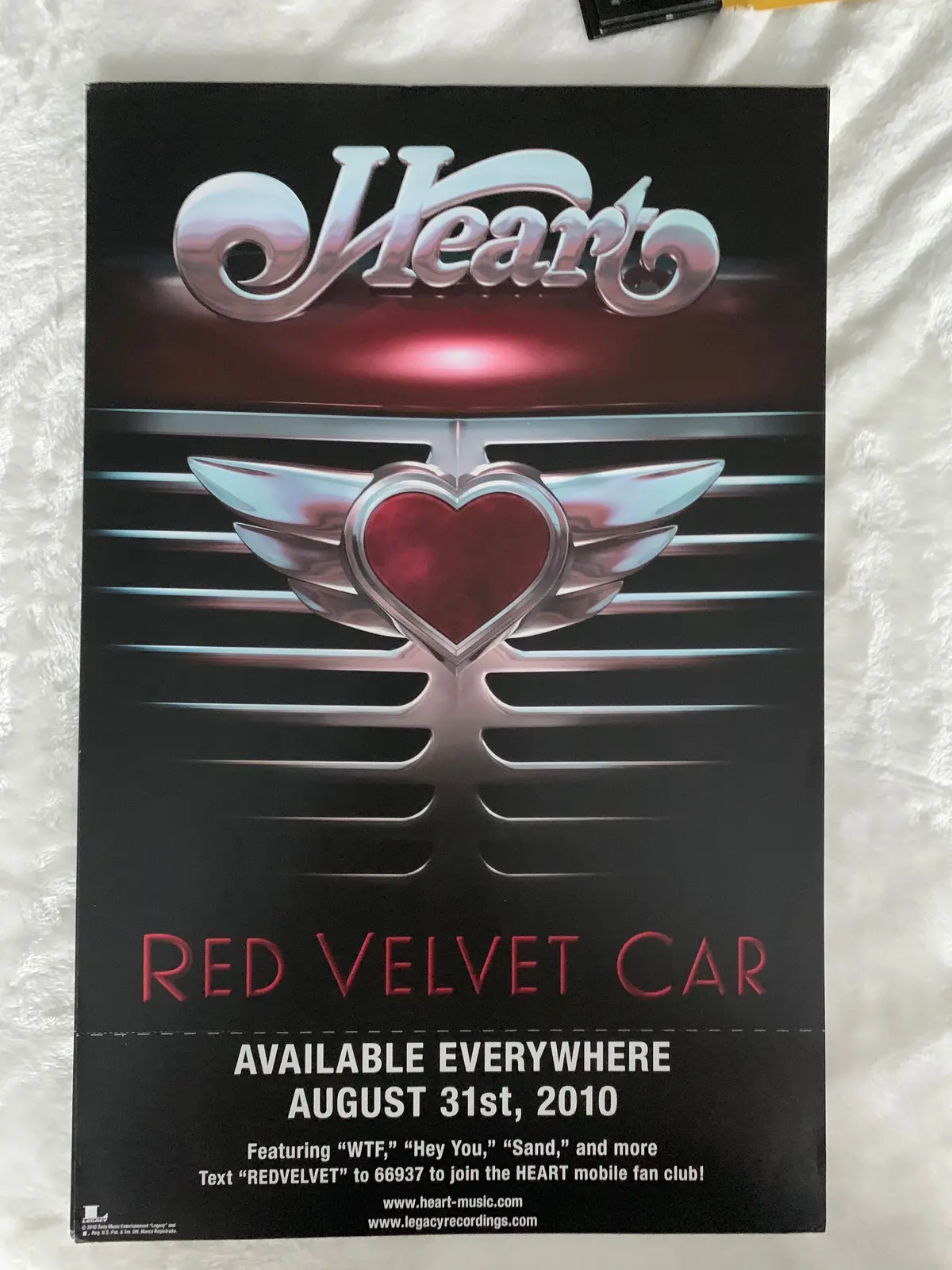 Heart - Promo 11X17 Poster  Red Velvet Car 1