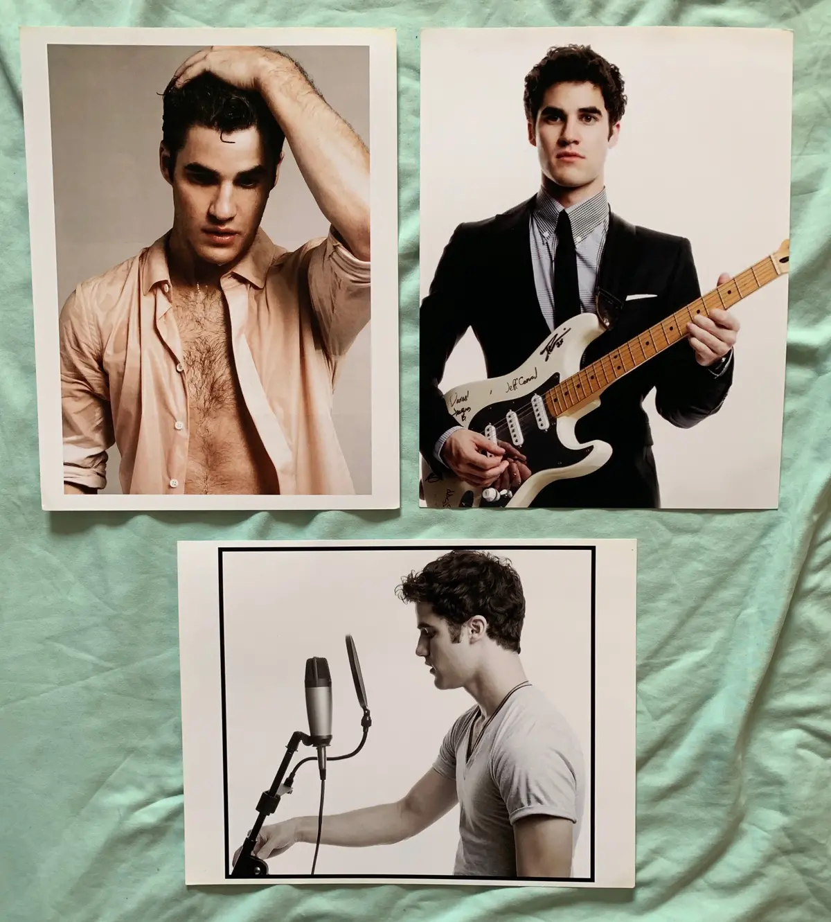 Darren Chris - Three 8X11 Glossy Promo Photos. 1