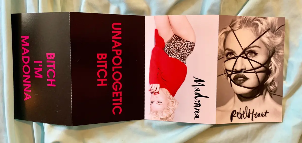 Madonna - Rebel Heart Set Of 4 Official Postcards 1