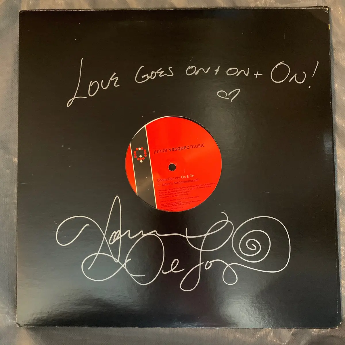 Donna De Lory - On And On (1999 Lp 12" Remix Vinyl) - Autographed 1