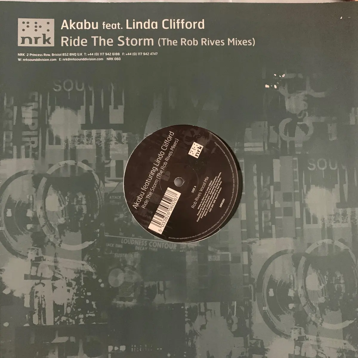 Akabu Ft: Linda Clifford - Ride The Storm (The Rob Rives Mixes) 12" Vinyl - Used 1