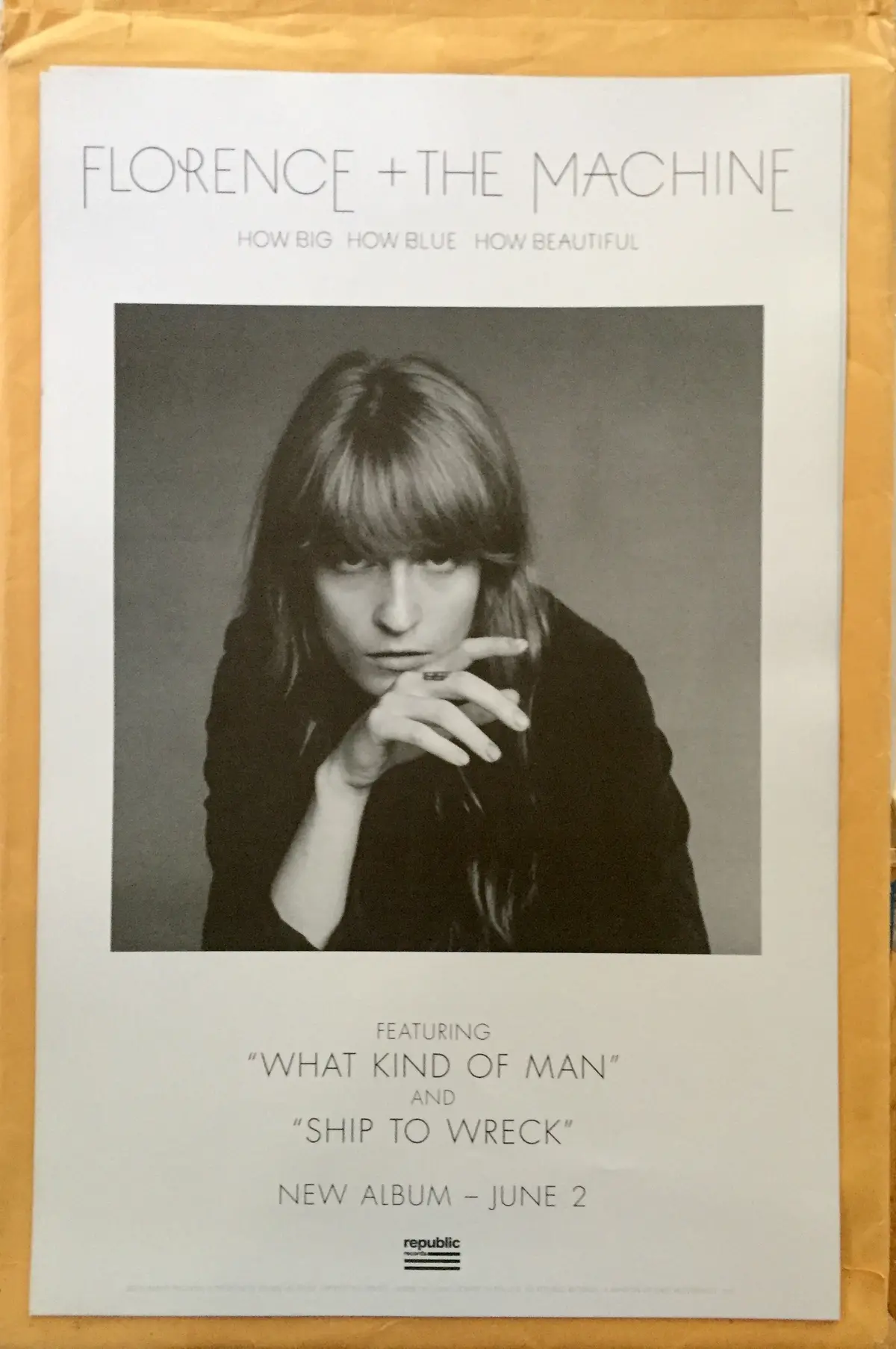 Florence + The Machine - Official Double Side Promo Poster 1