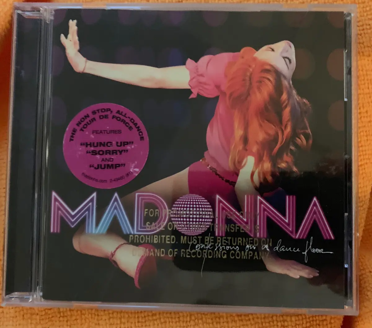 Madonna - Promo Confessions On A Dancefloor Used Cd (Usa Promo) W/ Hype Sticker 1