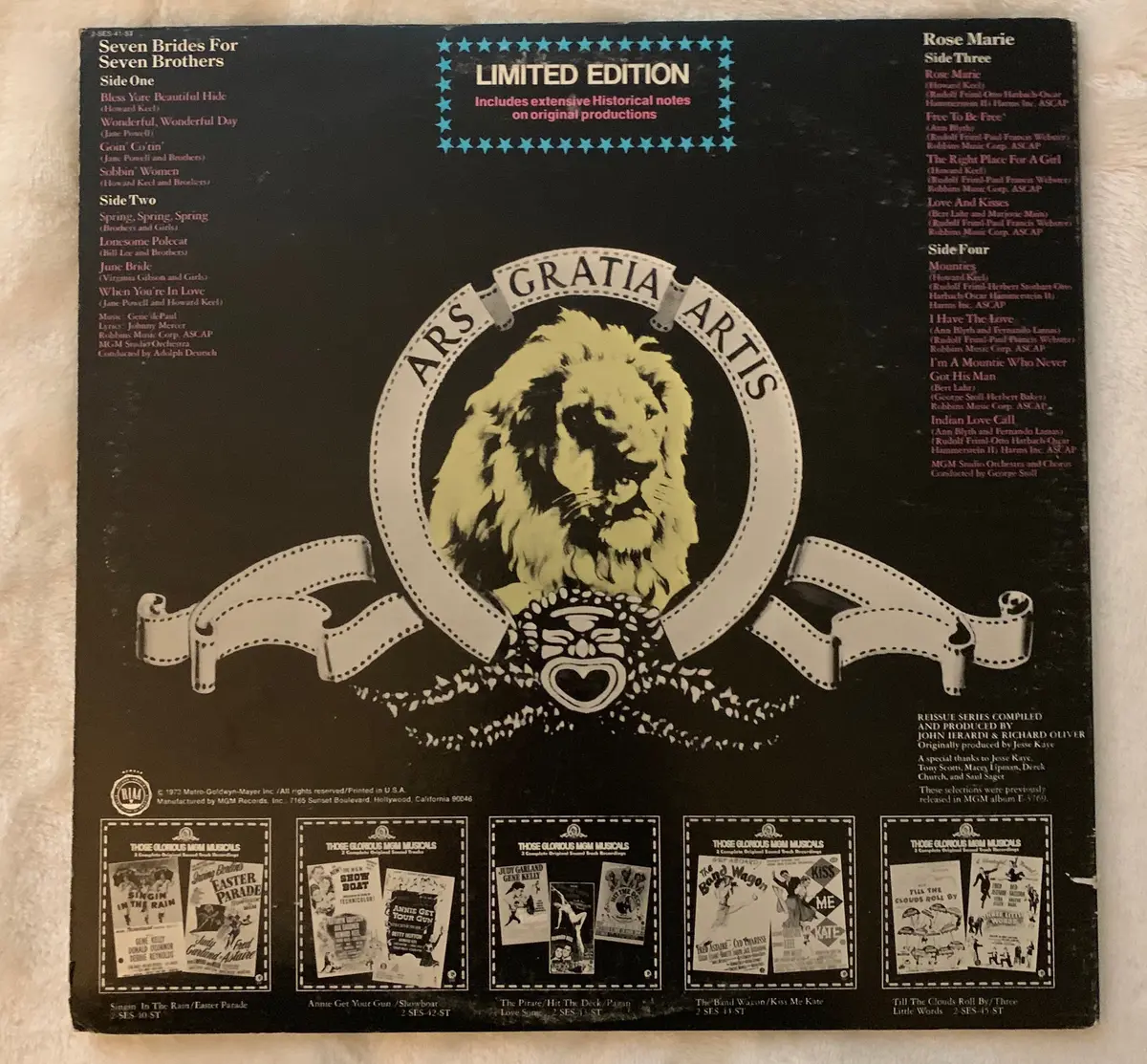 Mgm Musicals: Seven Brides / Rose Marie 2Xlp Vinyl 2