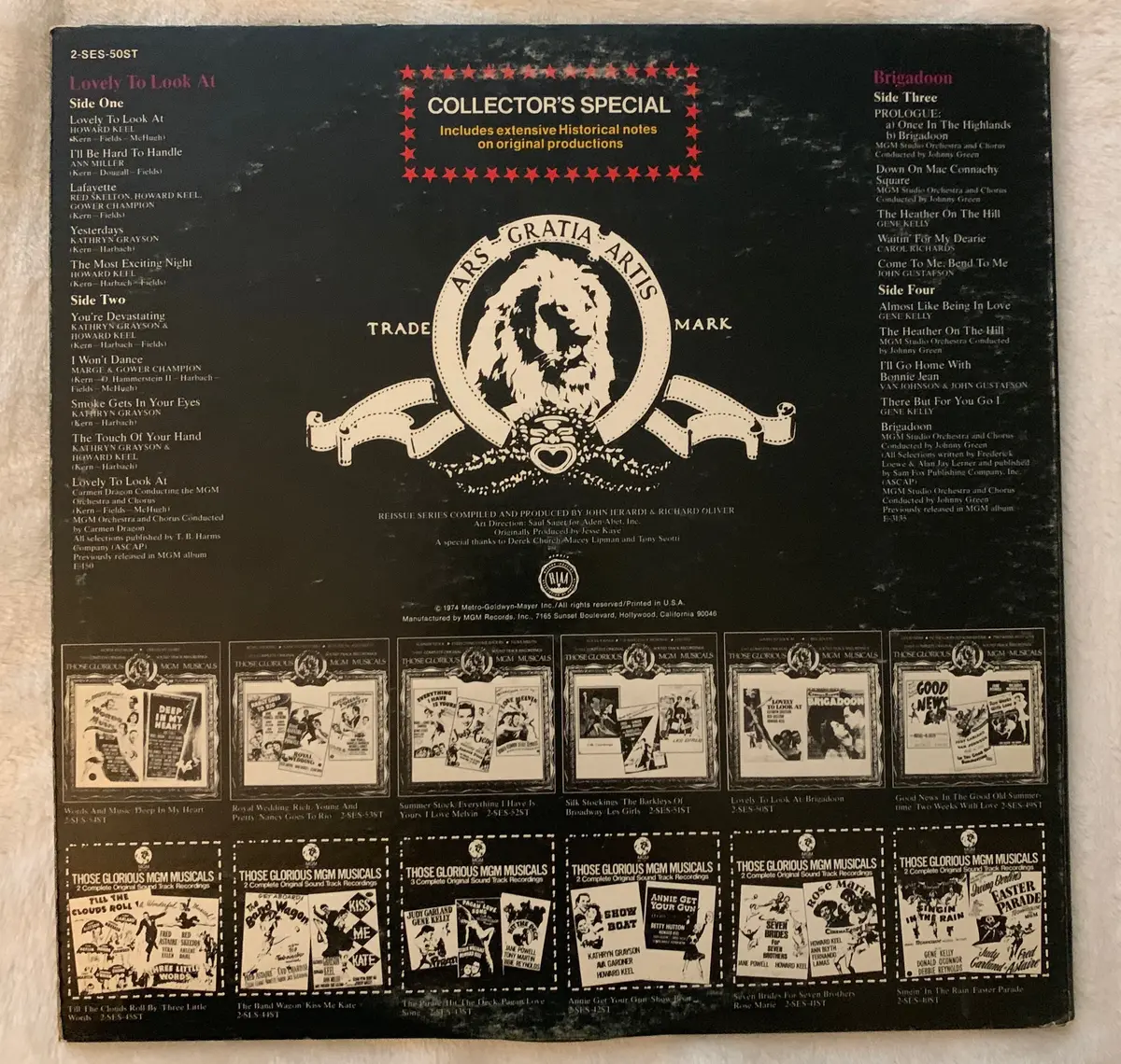 Mgm Musicals: Lovely To Look At / Brigadoon 2Xlp Vinyl 2