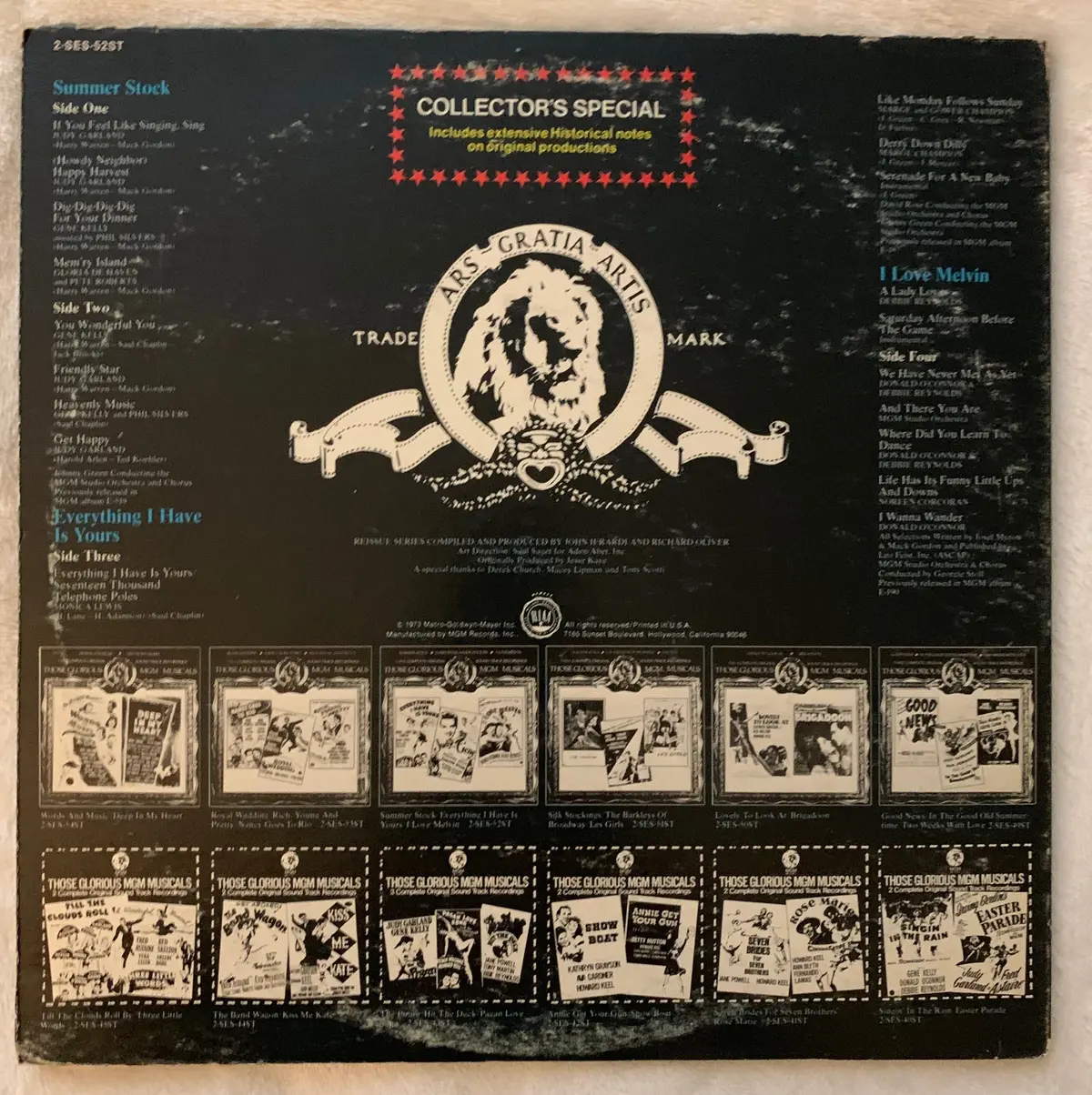 Mgm Musicals: Everything I Have Is Yours / Summer Stock / I Love Melvin 2Xlp Vinyl - Used 2