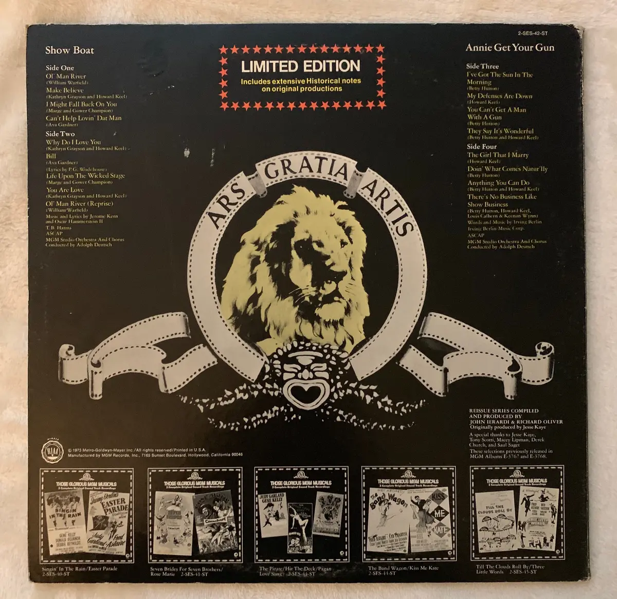 Mgm Musicals: Show Boat / Annie Get Your Gun 2Xlp Vinyl 2