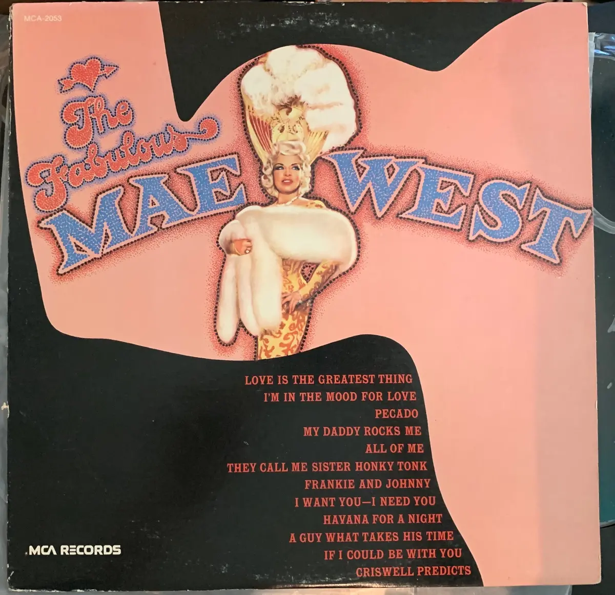 Mae West - The Fabulous Mae West - Lp Vinyl - Used 1