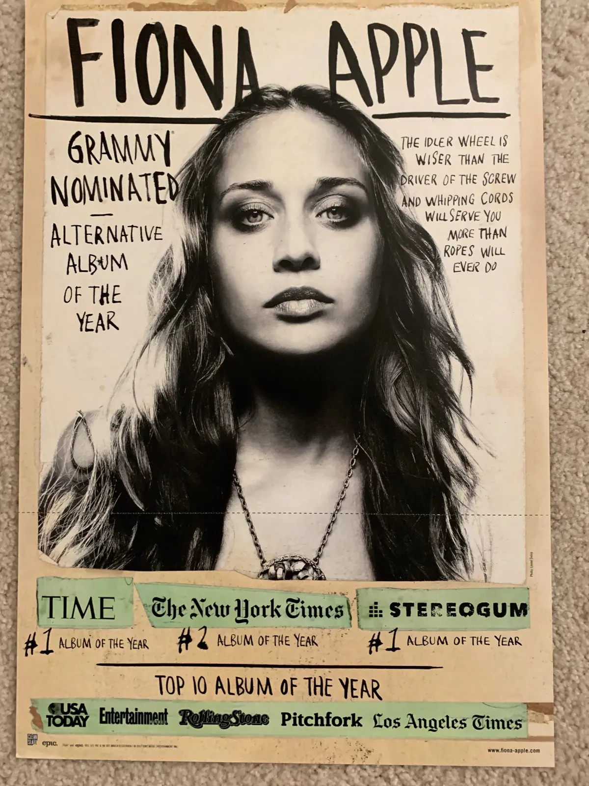 Fiona Apple - Poster Flat 1